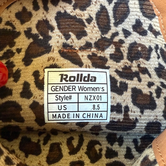 Brown and Tan Western Cowboy Boots Rollda Boots Only Worn a Few Times - Picture 12 of 16